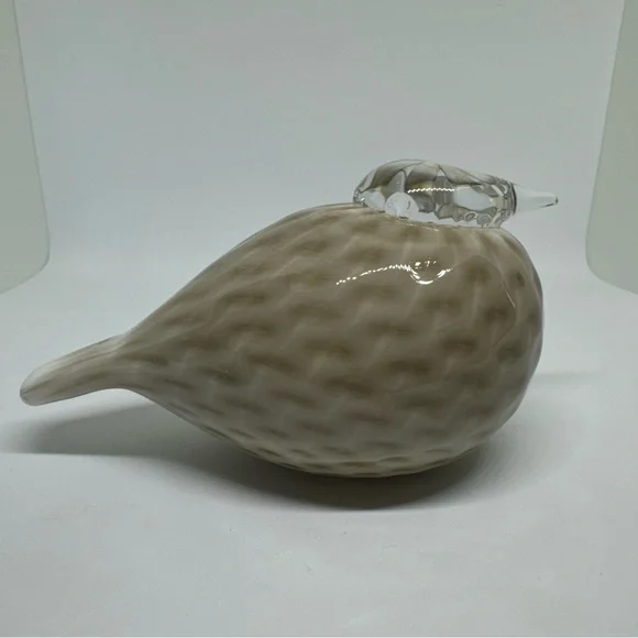 IIttala Finland Oiva Toikka Studio Art Glass Tilda Bird Sculpture Figurine